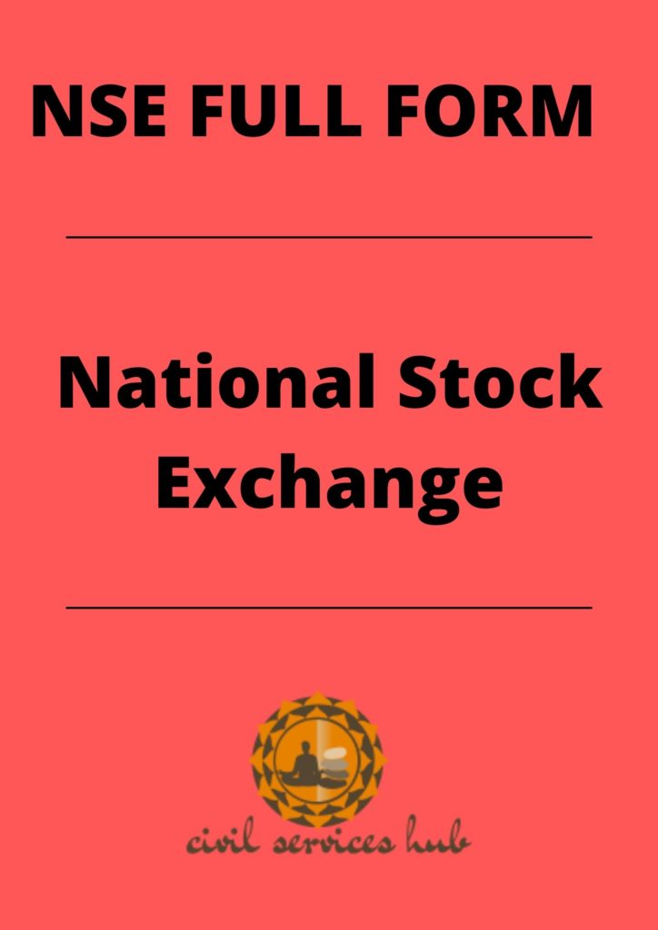 Full Form of NSE and BSE